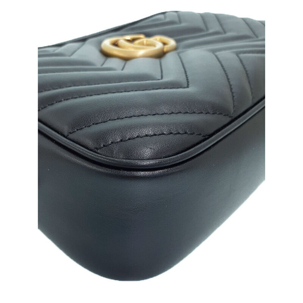 Gucci Marmont Shoulder Chain GG Bag - Picture 7 of 9